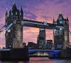 London Towerbridge vor Sonnenuntergang