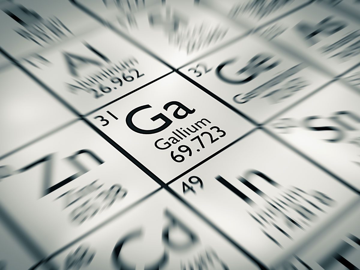 Gallium – Kleiner Verwandter des Aluminiums