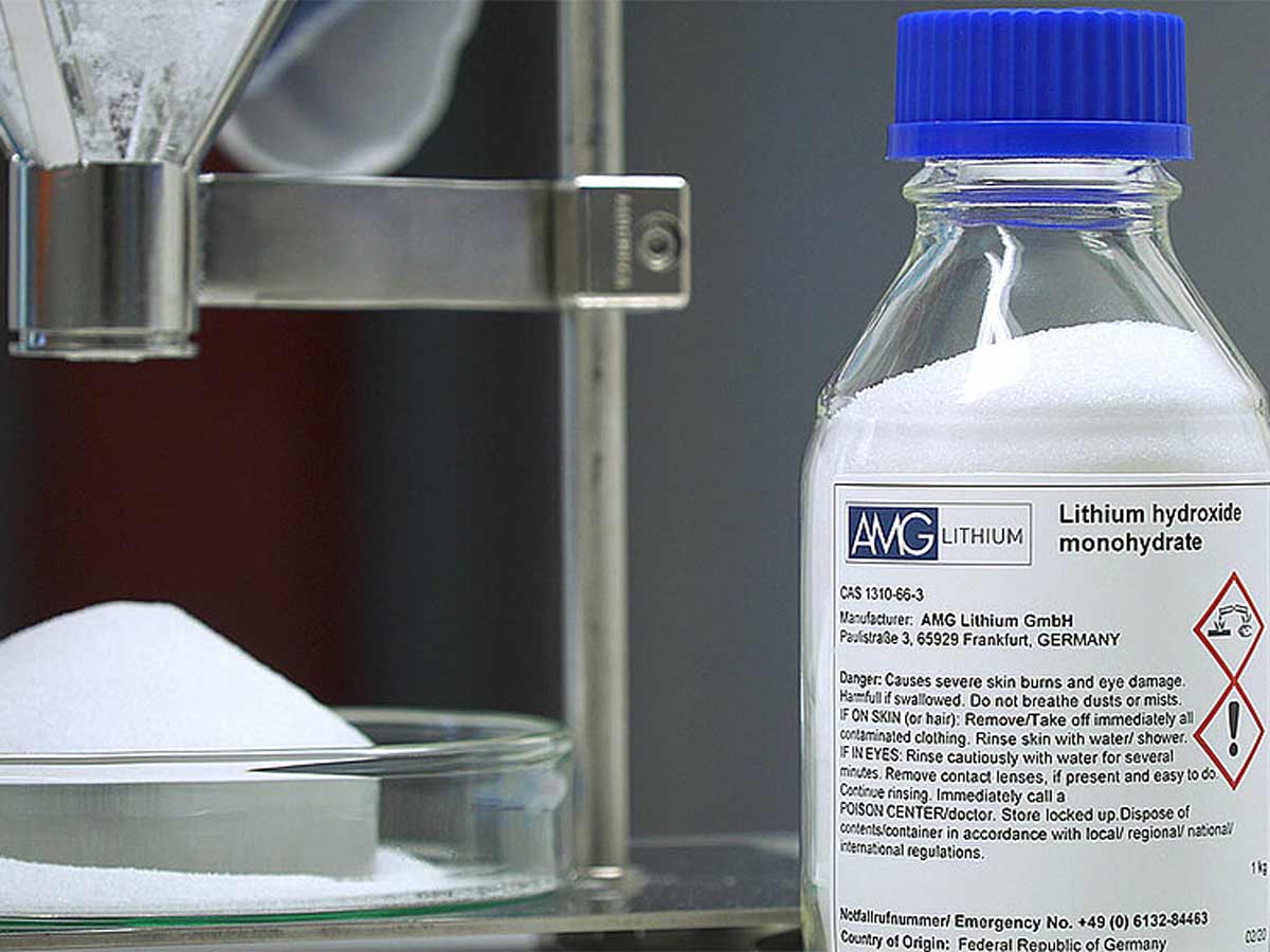 AMG Lithium  startet Bau von Lithium-Hydroxid-Raffinerie